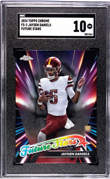 2024 Topps Chrome #FS-2 Jayden Daniels Future Stars SGC 10