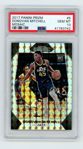 2017 Donovan Mitchell mosaic PSA 10