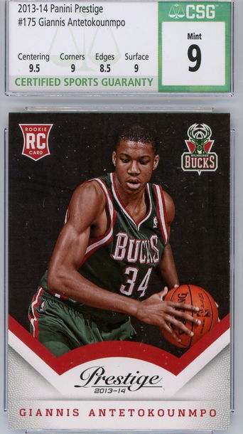 2013-14 Panini Prestige #175 Giannis Antenokounmpo Rookie