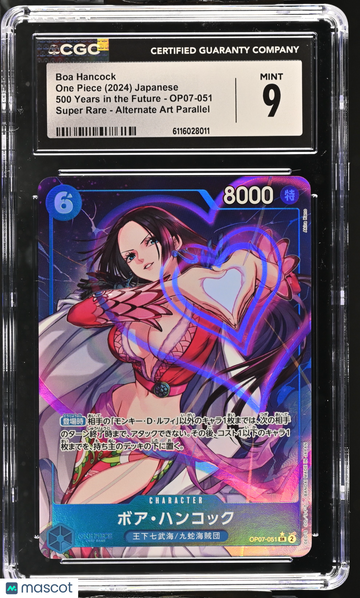 2024 One Piece 500 Years In The Future Boa Hancock Alternate Art Parallel Japanese CGC 9 #OP07-051