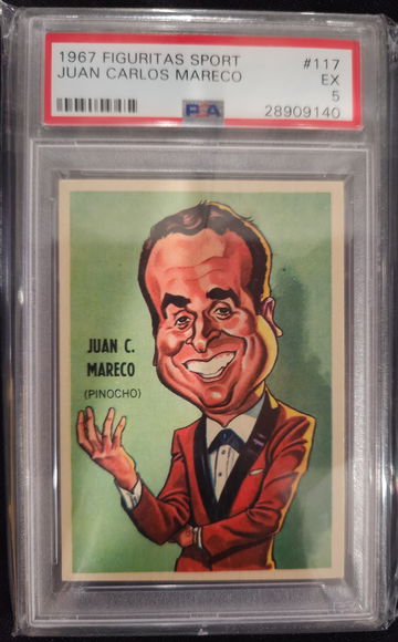 Juan Carlos Mareco 1967 Figuritas Sport #117