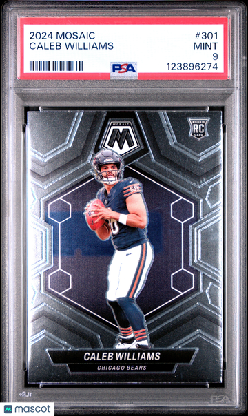 2024 Panini Mosaic Caleb Williams #301 PSA 9