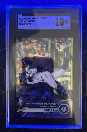 2020 Topps Chrome Update U-59 Kyle Lewis SGC 10