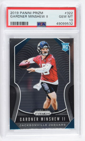 2019 Panini Prizm Gardner Minshew II PSA 10 #322
