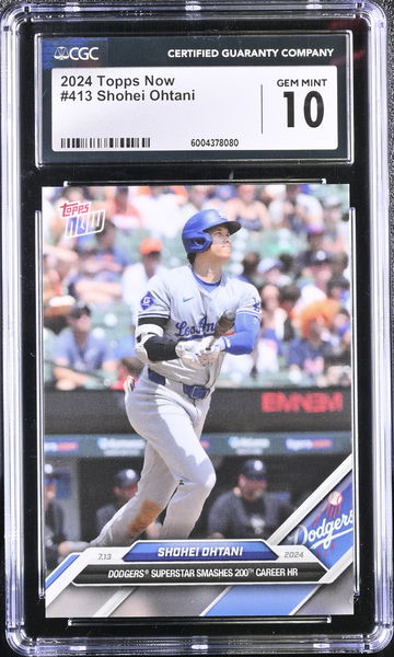 2024 TOPPS SHOHEI OHTANI #413 CGC 10