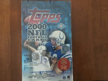 2000 Topps hobby football box