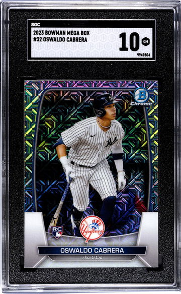 2023 Bowman Mega Box #32 Oswaldo Cabrera SGC 10
