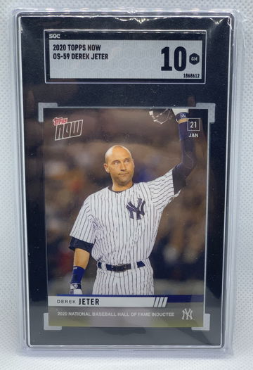 2020 Topps Now 2020 Hall Of Fame Induction SGC 10 Gem