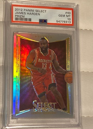 2012 Select Prizm Silver James Harden PSA 10