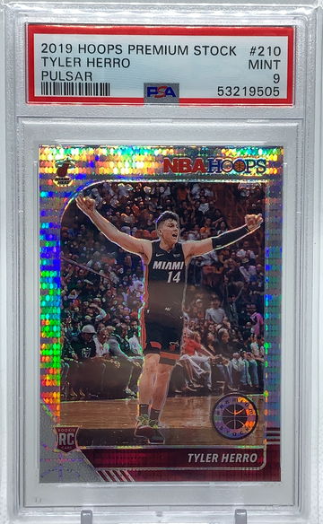 2019 Hoops Premium Stock Tyler Herro Silver Pulsar PSA 9
