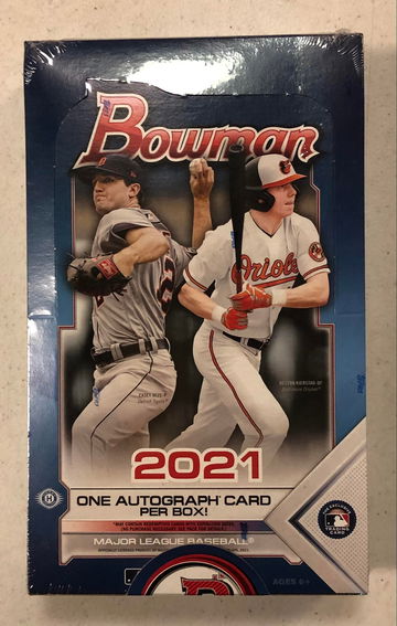 2021 BOWMAN BASEBALL FACT0RY SEALED HOBBY BOX (SHIPS 4/28) - SUPPORT YOUR LCS!