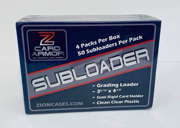 Zion Card Armor Sub loader Case. 2000 count semi Rigid card holders. 10 boxes of 200