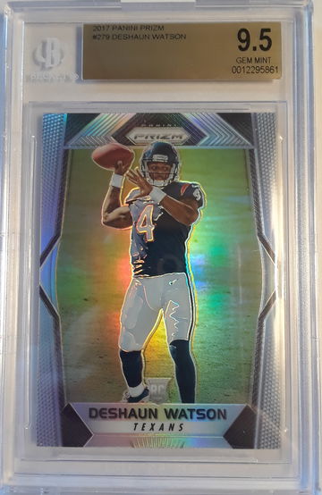Deshaun Watson 2017 Prizm Rookie Card BGS 9.5 Gem Mint