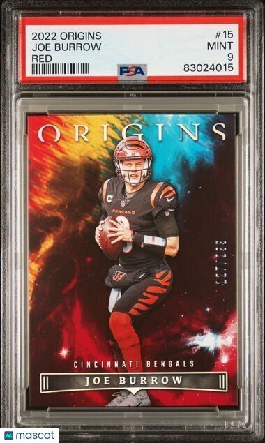 JOE BURROW 2022 Origins Red SP #15 PSA 9 Mint BENGALS