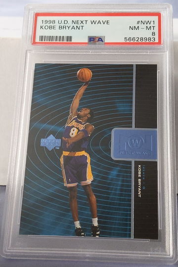 1998 U.D. Next Wave #NW1 Kobe Bryant PSA 8