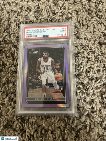 Brandon Ingram Purple Panini One And One Psa 9, 1  / 25