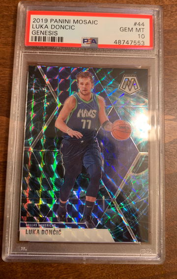 Luka Doncic 2019 Mosaic Genesis PSA 10