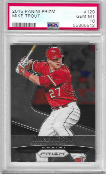 2015 Prizm Mike Trout PSA 10
