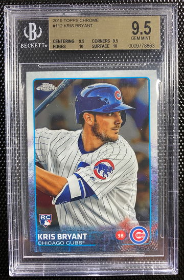 2015 Topps Chrome Kris Bryant BGS 9.5