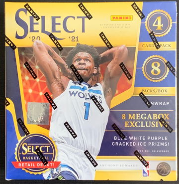 (1) 2020-21 SELECT BASKETBALL MEGA BOX