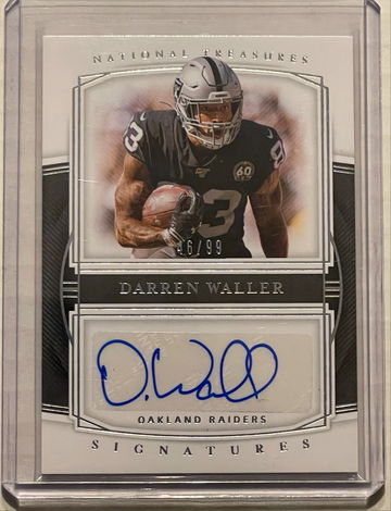 2019 Panini Flawless Darren Waller Signatures