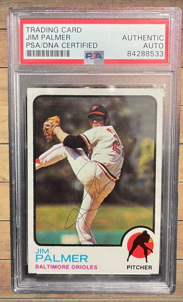 Trading Card Group #160 James Alvin Palmer (Auto)