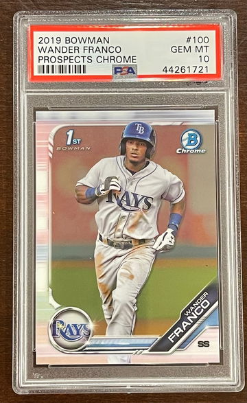 2019 Bowman Wander Franco PSA 10
