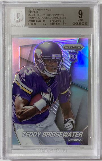 2014 Prizm Silver Teddy Bridgewater BGS 9