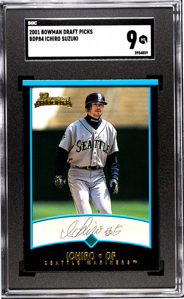 2001 Bowman Draft Picks & Prospects Ichiro Suzuki #BDP84 SGC 9