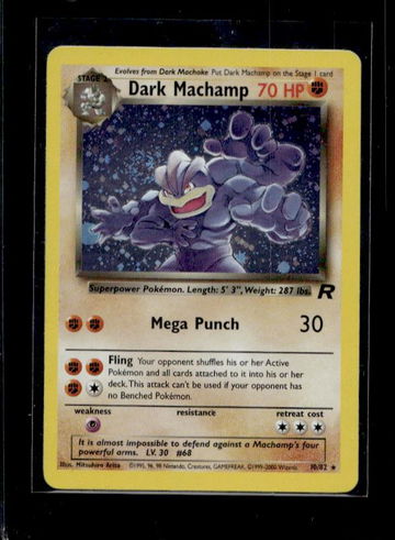 2000 Pokemon Team Rocket #10/82 Dark Machamp Holo