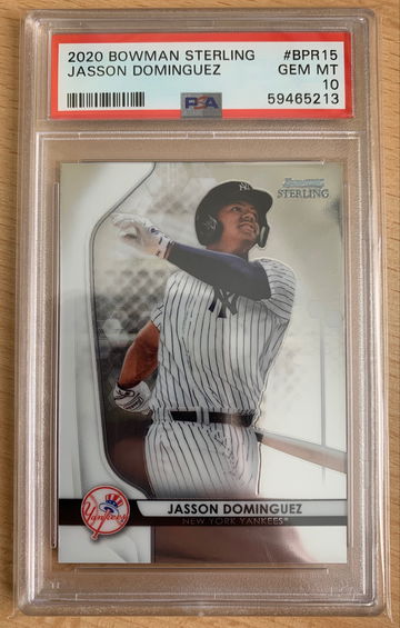 Jasson Dominguez 2020 Bowman Sterling PSA 10