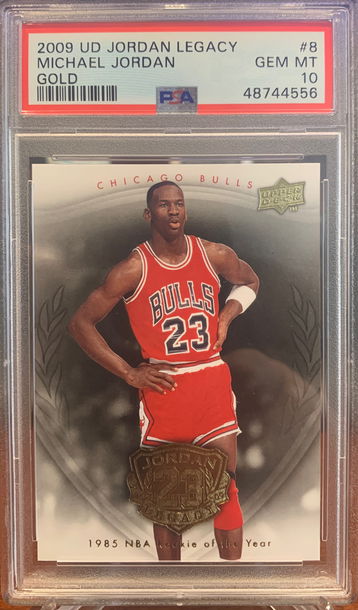 2009 UD Jordan Legacy Gold Michael Jordan PSA 10