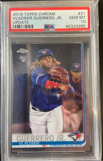 2019 topps chrome Vladimir Guerrero, Jr. PSA 10 #21