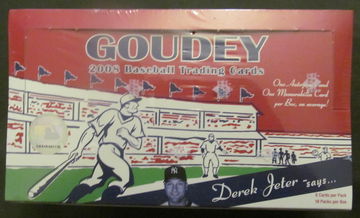 2008 Upper Deck Goudey Hobby Baseball Box