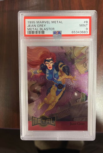 1995 Marvel Metal Jean Grey Metal BlasterPSA 9