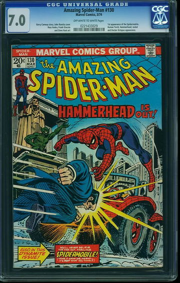 AMAZING SPIDER-MAN #130, CGC 7.0 FVF