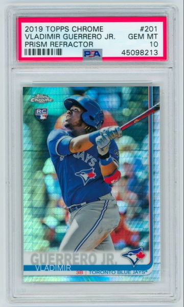 2019 Topps Chrome Vladimir Guerrero Jr. Prism Refractor PSA 10