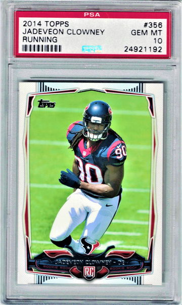 2014 Topps Jadeveon Clowney RC Running PSA 10 Gem-Mint