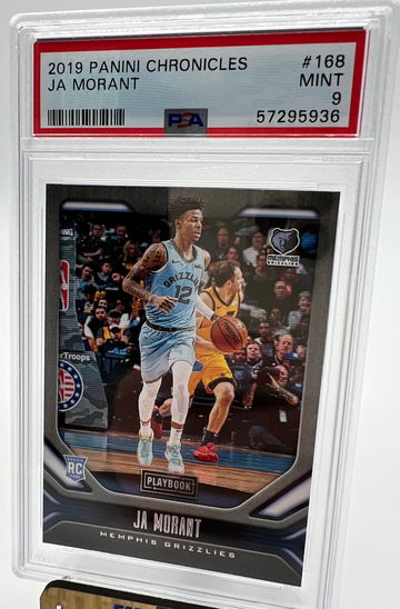 2019-20 Panini Chronicles Playbook Ja Morant RC Rookie PSA 9 Mint card #168 🔥