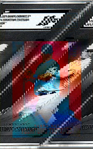 SGC 10 2020 Panini Chronicles Titanium Yoshitomo Tsutsugo Red Foil Rookie /25