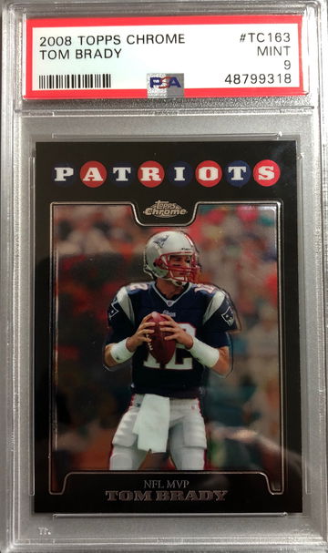 Tom Brady 2008 Topps Chrome PSA 9 #TC163