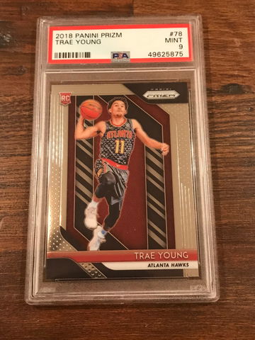 PSA 9 Trae Young 2018 Prizm #78