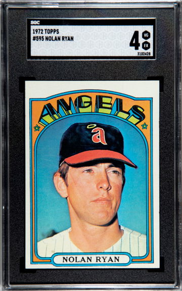 1972 Topps Nolan Ryan #595 SGC 4 VG-EX