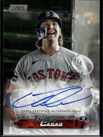 2024 Topps Stadium Club SCBA-TCA Triston Casas Boston Red Sox Auto