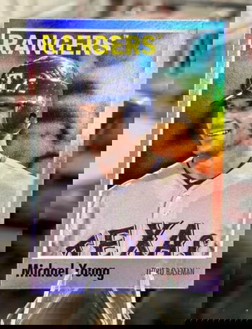 2024 Topps Archives MICHAEL YOUNG #/199 Rainbow Foil Parallel Rangers