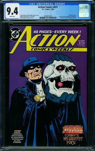 ACTION COMICS #631, CGC 9.4 NM