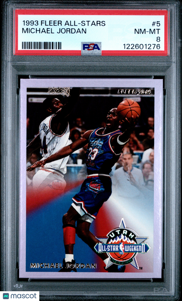 1993 Fleer All-Stars Michael Jordan #5 PSA 8