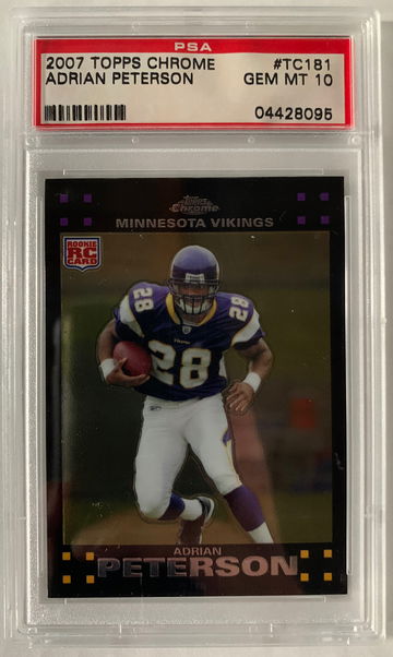 2007 Topps Chrome Adrian Peterson