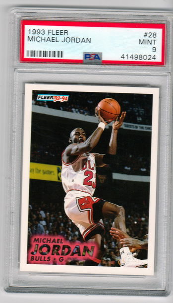 1993 Fleer Michael Jordan PSA 9 Mint