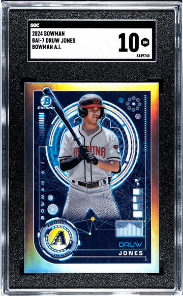 2024 Topps Bowman Bowman A.I. Druw Jones #BAI-7 SGC 10